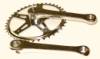 Bicycle Crank Set 3.5" Cotterred Steel CP